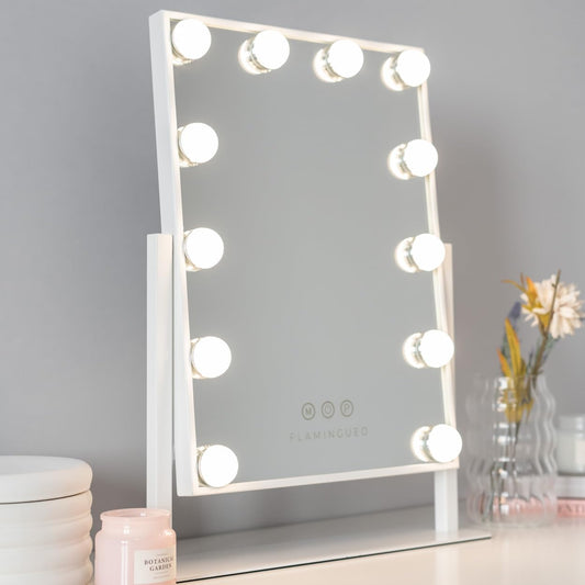 Flamingueo Makeup Mirror with Lighting
