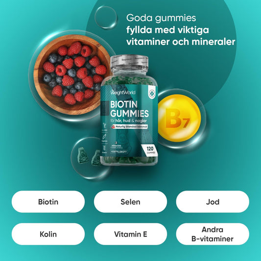 Biotin Gummy Bears - Vitamin C & E