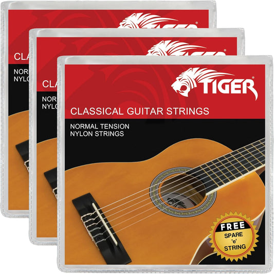 TIGER Classic Guitar Strings - Normal Tension Nylon Strings - Anti-Rust