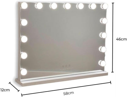 Flamingueo Makeup Mirror with Lighting