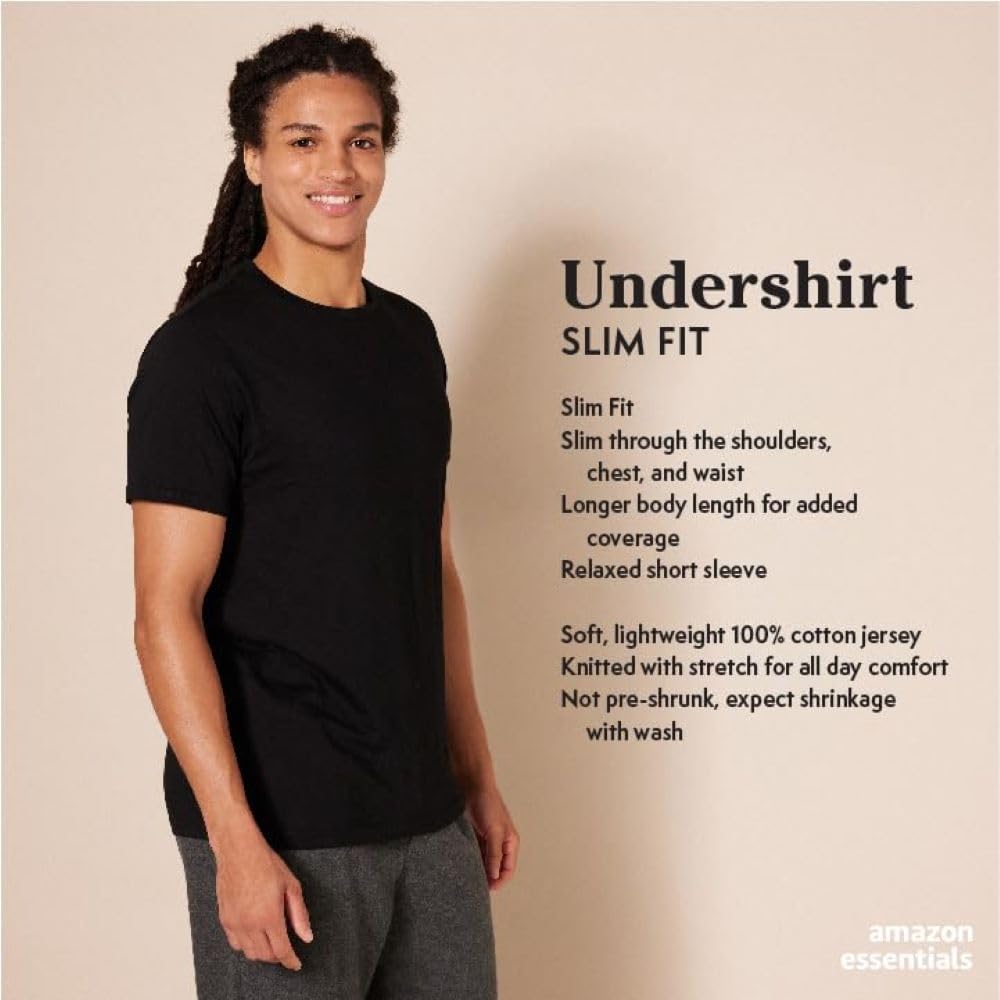 Amazon Essentials men’s crewneck undershirt