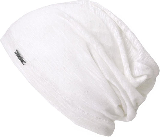 CHARM unisex beanie, 100% cotton summer hat, thin, lightweight, sweat-absorbent