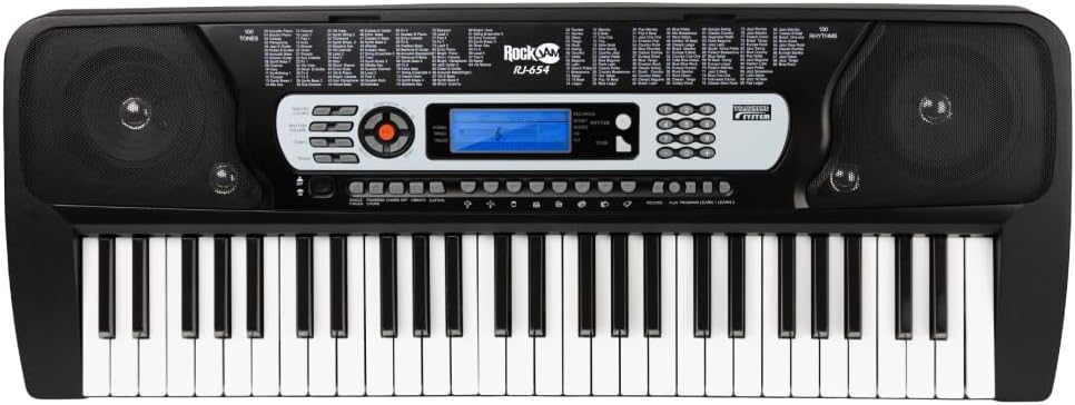 RockJam RJ361 61-Key Keyboard Piano with Sheet Music
