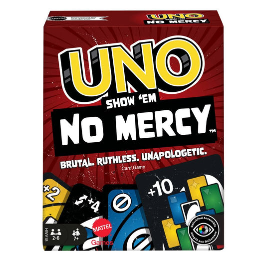 Mattel Games UNO Show ‘em No Mercy HWV18 Kortspel, Engelsk språkversion, Från 7 år