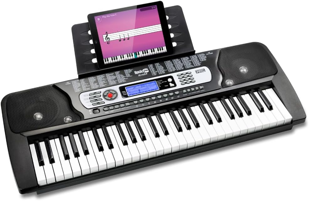 RockJam RJ361 61-Key Keyboard Piano with Sheet Music