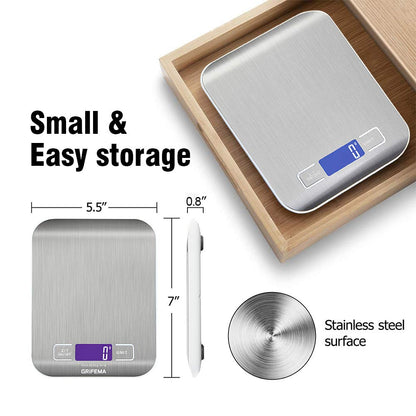 GRIFEMA kitchen scale with LCD display