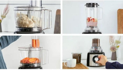 Bosch MultiTalent 3 MCM3501M Kitchen Machine, Black, 800 W