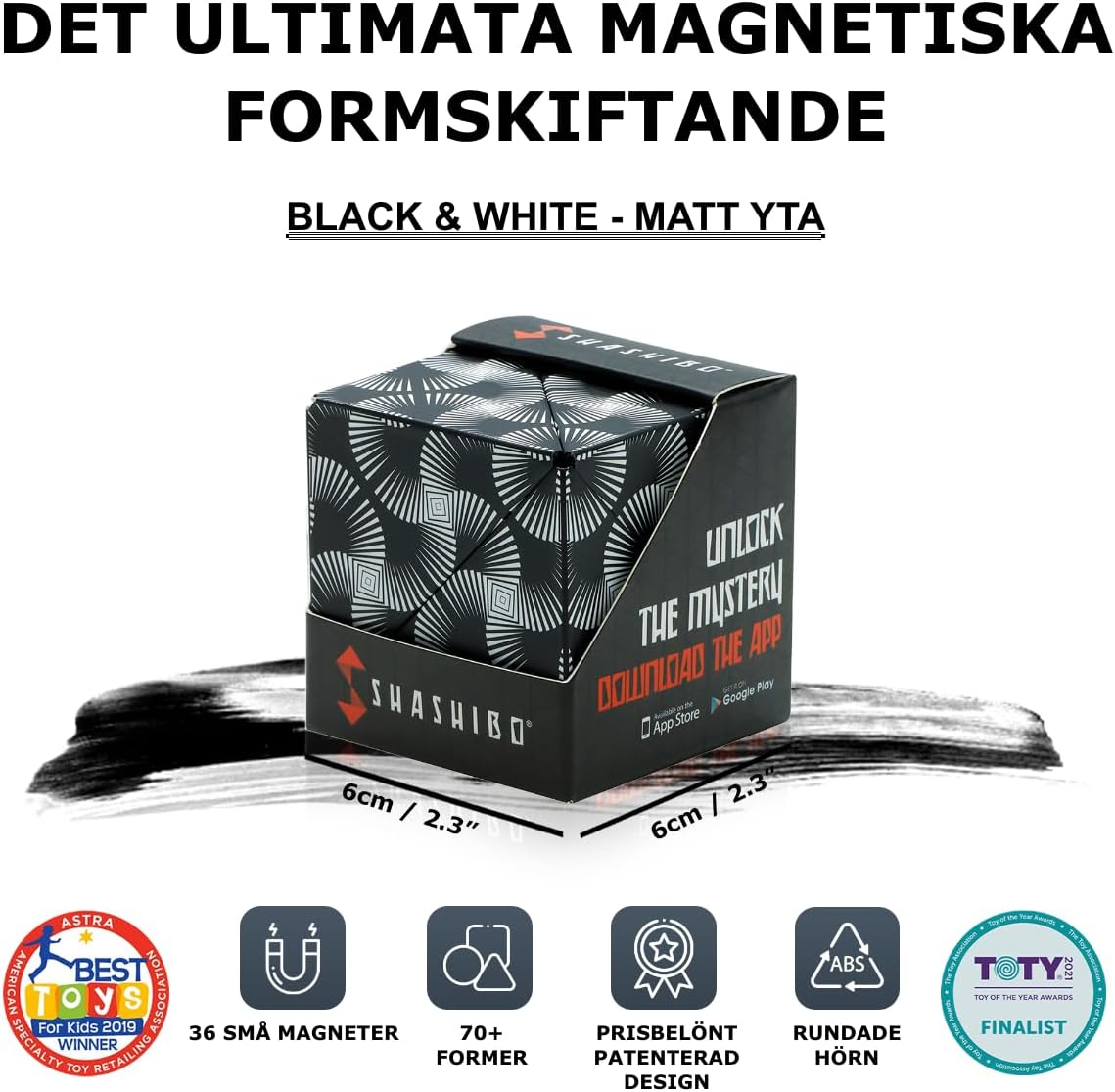 SHASHIBO Shape Changing Box - Award Winning, Patented Fidget Cube