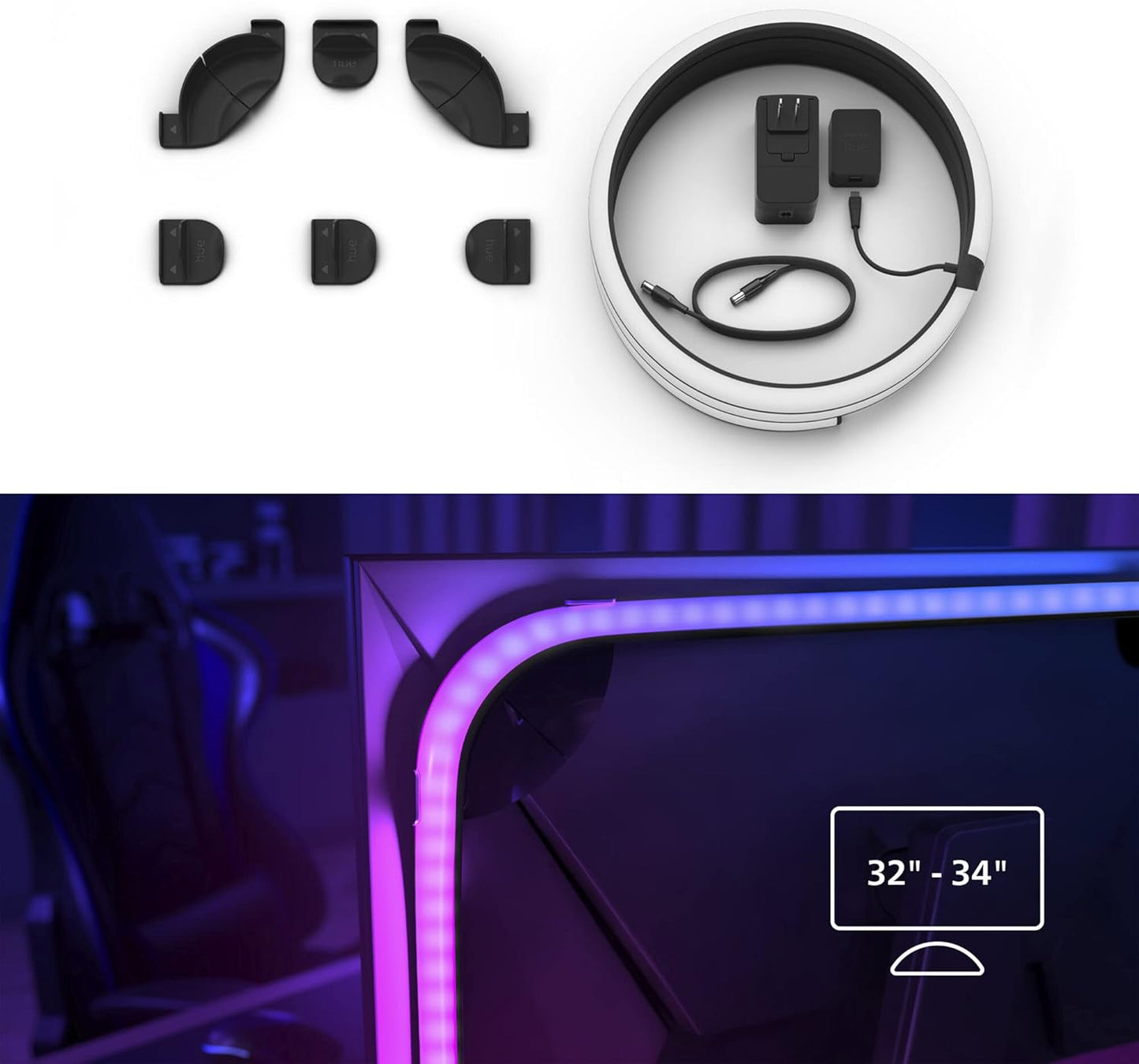 Philips Hue Play Gradient PC Lightstrip 32-34