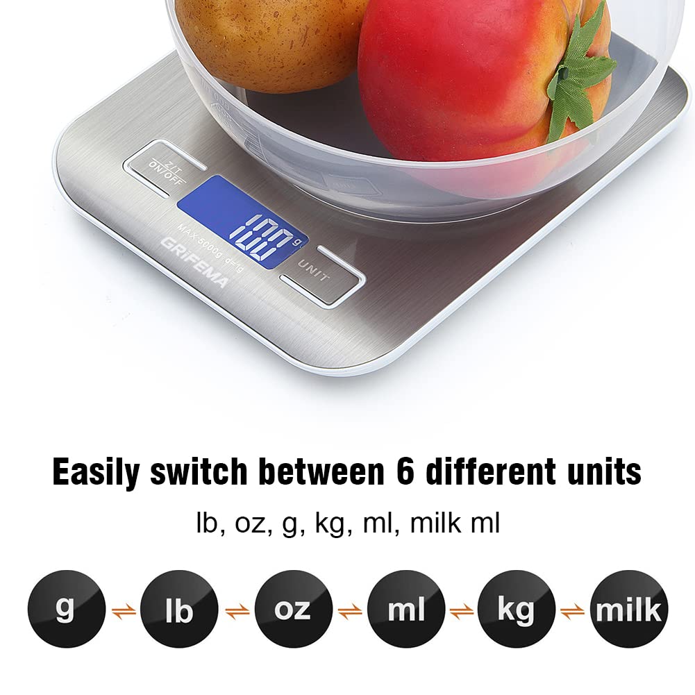 GRIFEMA kitchen scale with LCD display
