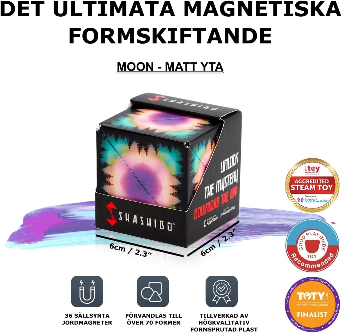 SHASHIBO Shape Changing Box - Award Winning, Patented Fidget Cube