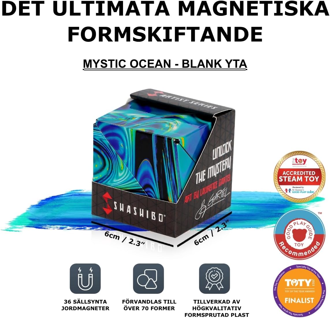 SHASHIBO Shape Changing Box - Award Winning, Patented Fidget Cube