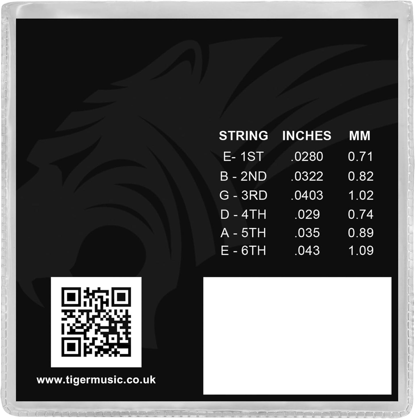 TIGER Classic Guitar Strings - Normal Tension Nylon Strings - Anti-Rust