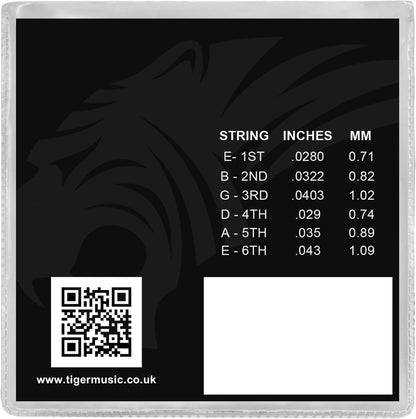 TIGER Classic Guitar Strings - Normal Tension Nylon Strings - Anti-Rust