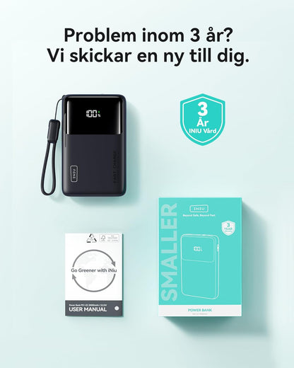 INIU Super Slim 10000mAh Power Bank