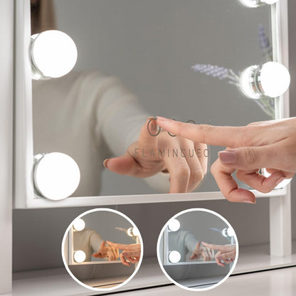 Flamingueo Makeup Mirror with Lighting