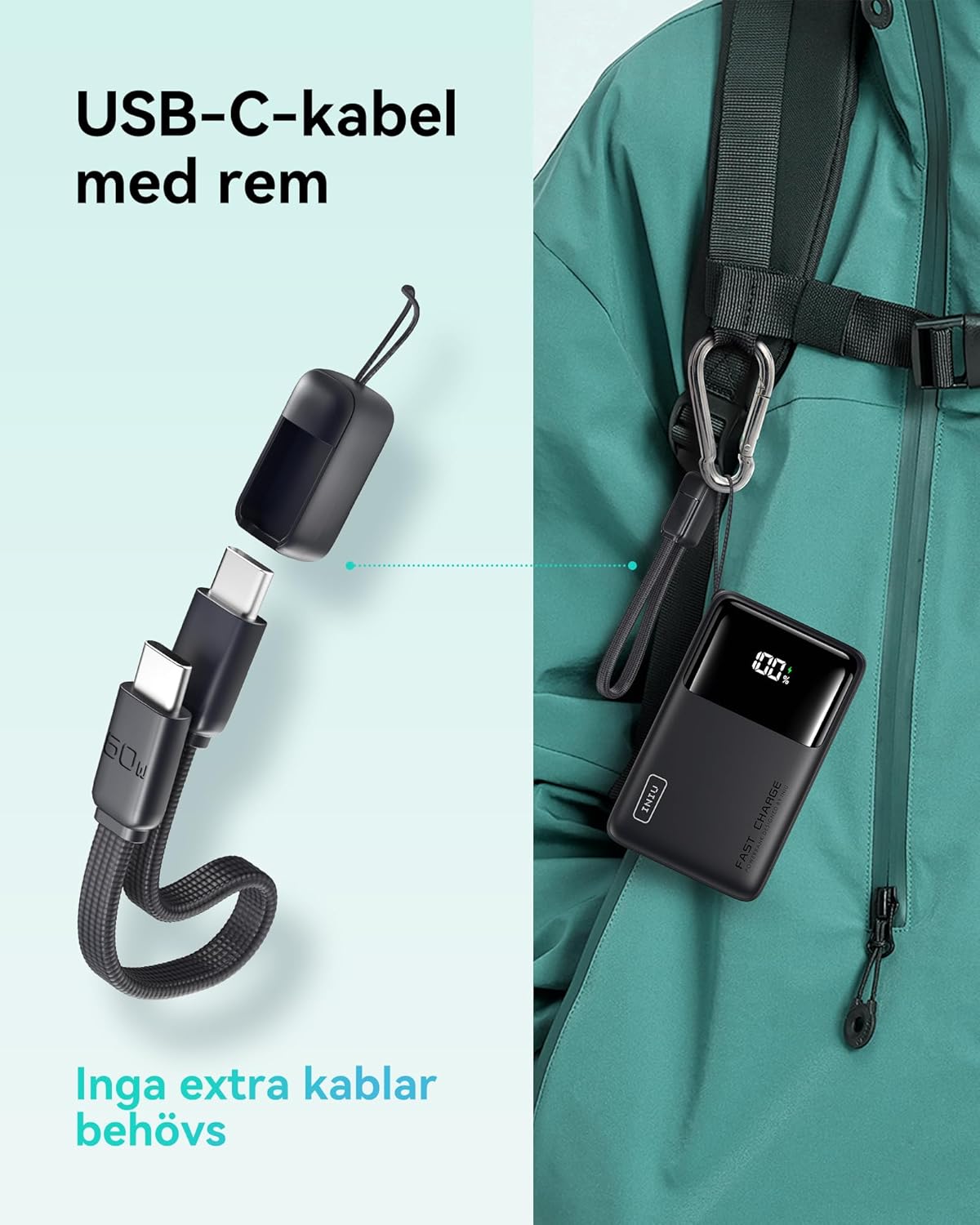 INIU Super Slim 10000mAh Power Bank