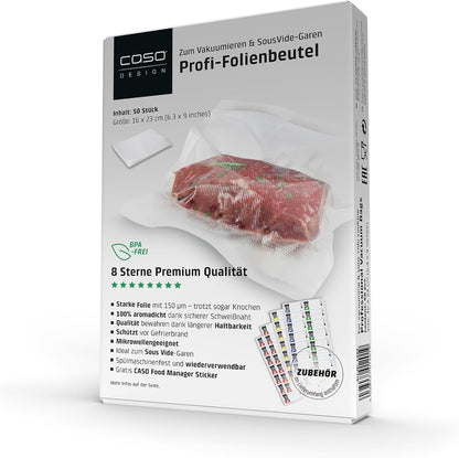 CASO Professional Foil Bags 20 x 30 cm/50 Bags