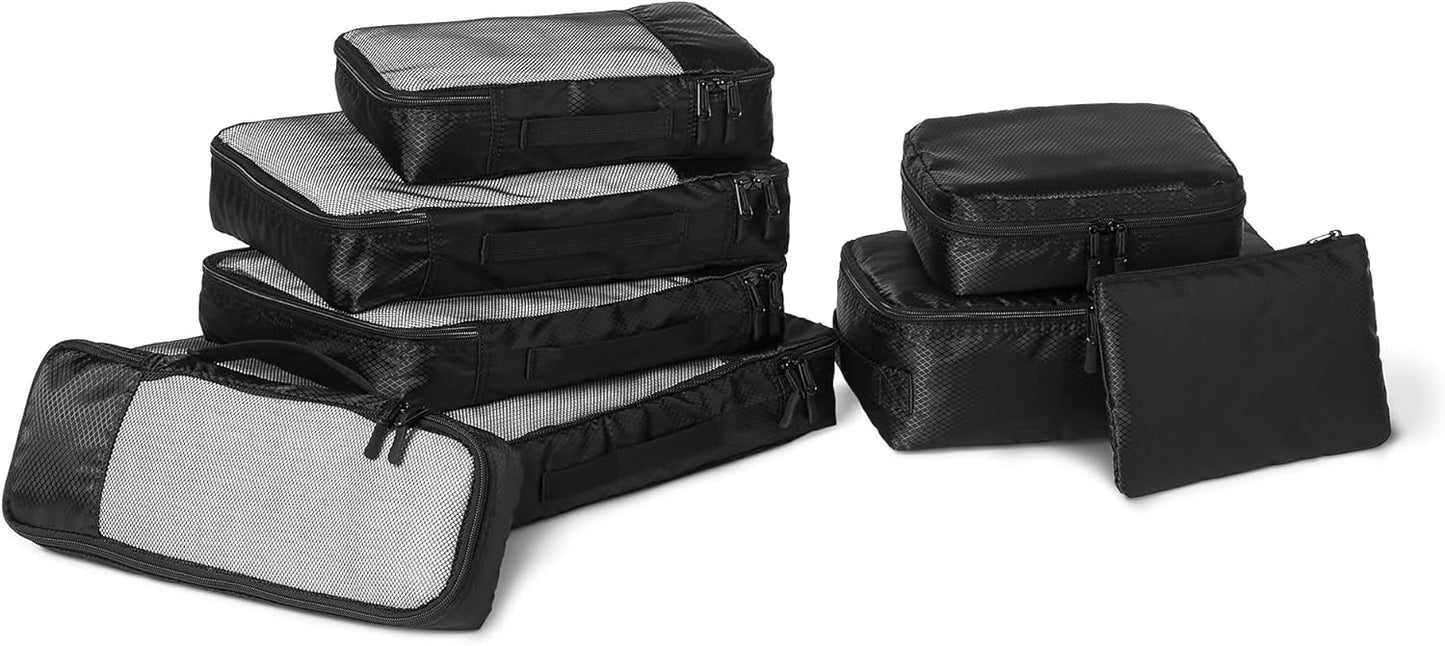 Amazon basics large clothing bags, all grey, M, Pack of 4 x M