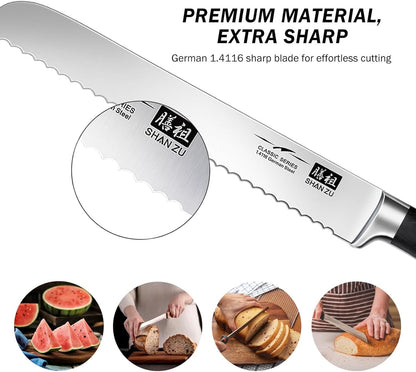 SHAN ZU Santoku Knife 18cm