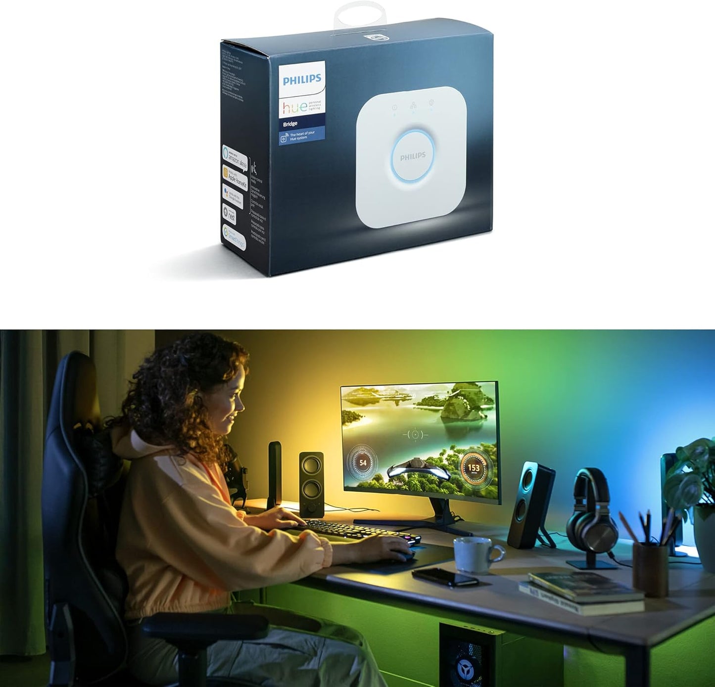 Philips Hue Play Gradient PC Lightstrip 32-34