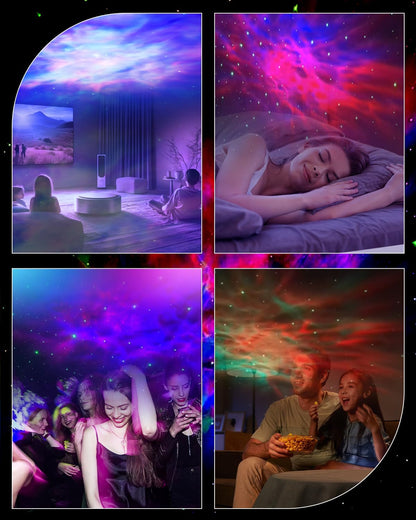 Astronaut Starry Sky Projector Moon Lamp LED Night