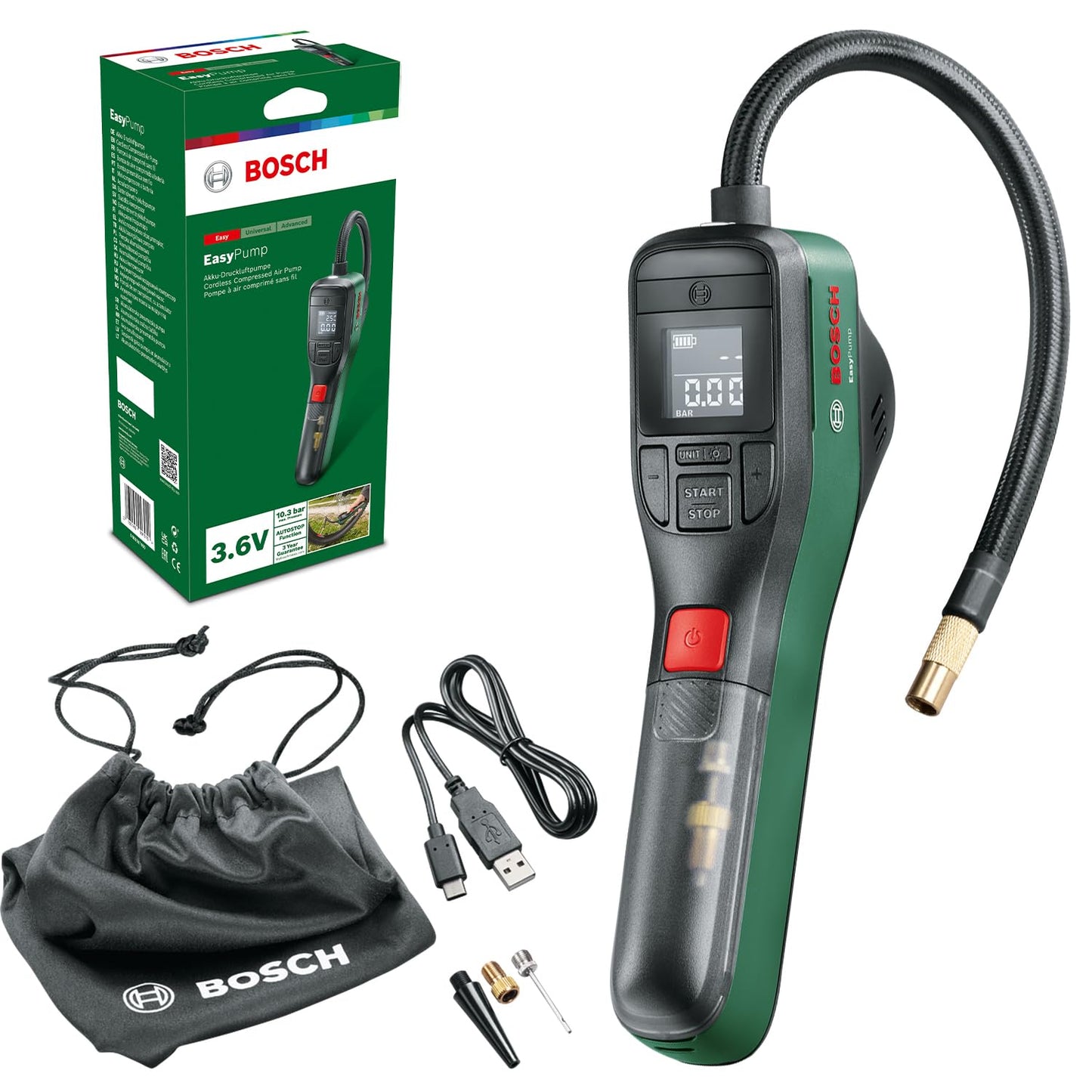 Boschs electric pump, minicompressor EasyPump