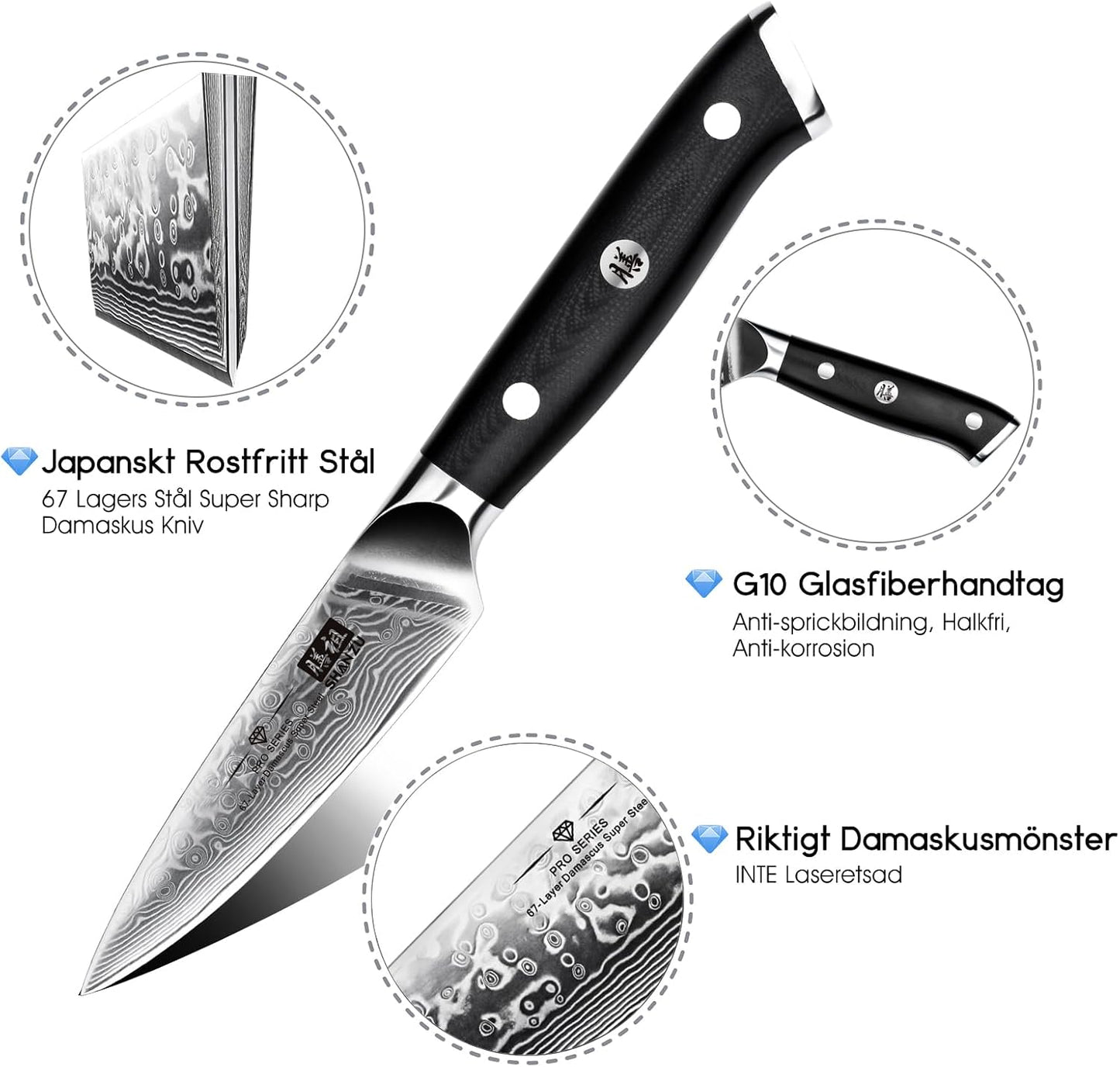 SHAN ZU Japanese Chef's Knife 20cm