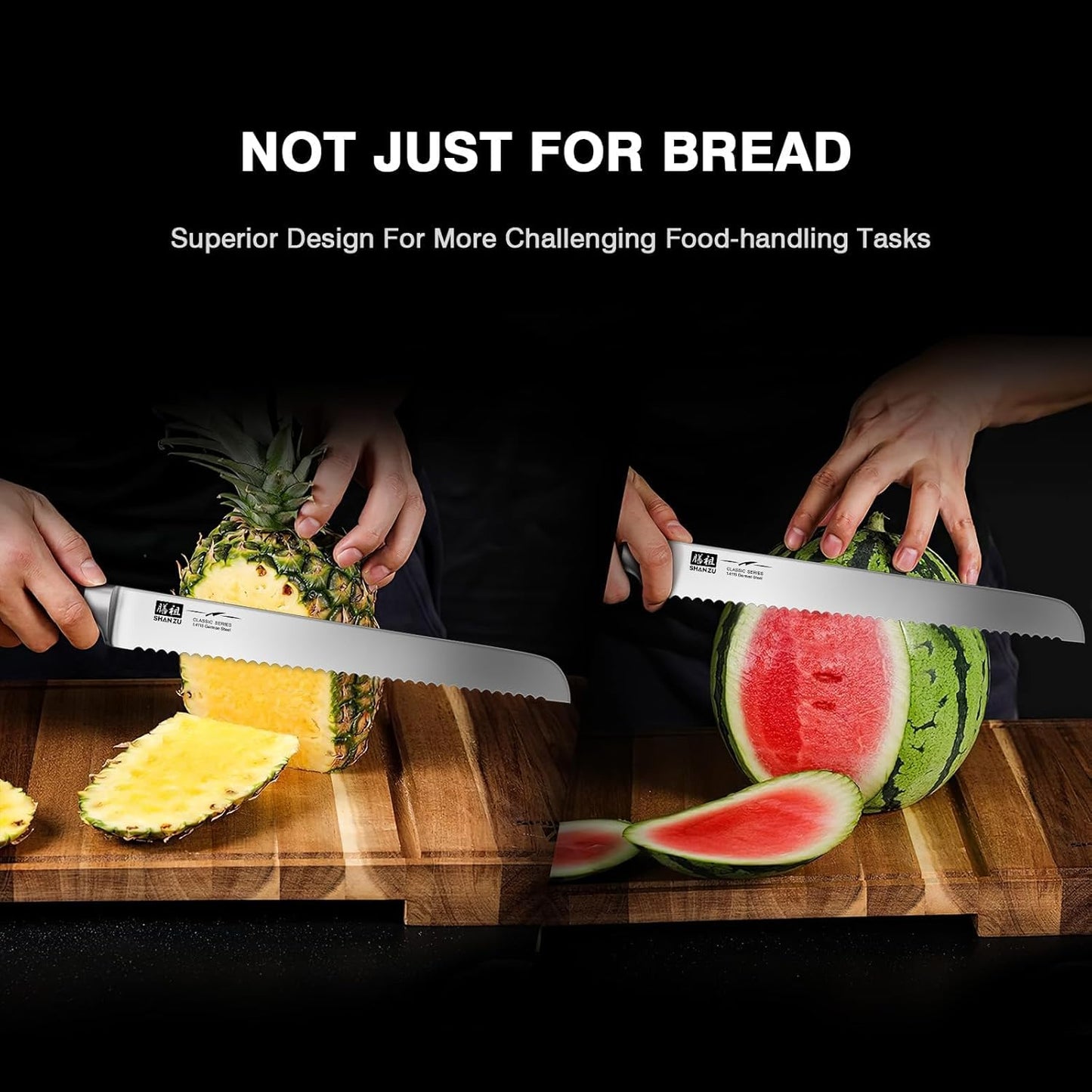 SHAN ZU Santoku Knife 18cm