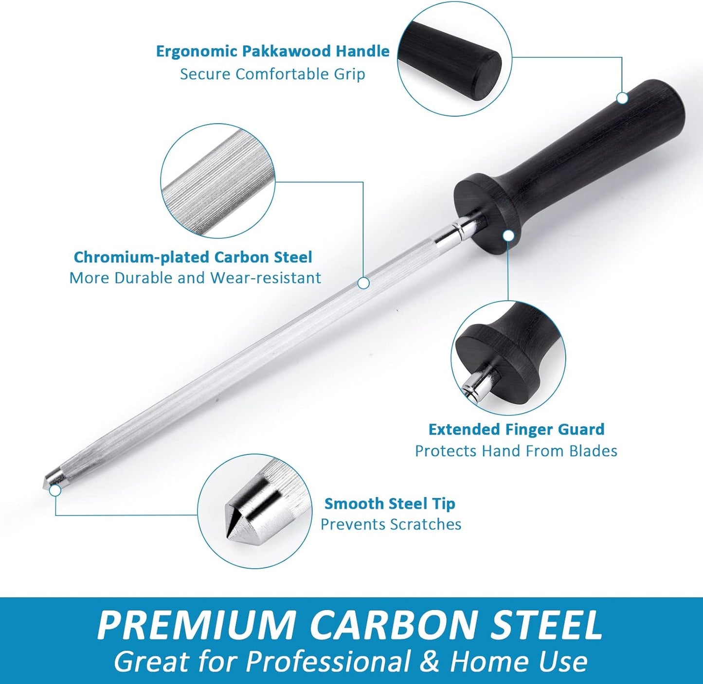 SHAN ZU Santoku Knife 18cm