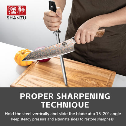 SHAN ZU Kitchen Knives 3 pieces (200mm, 153mm, 95mm)