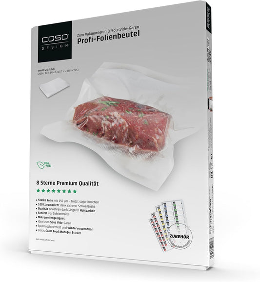 CASO Professional Foil Bags 20 x 30 cm/50 Bags