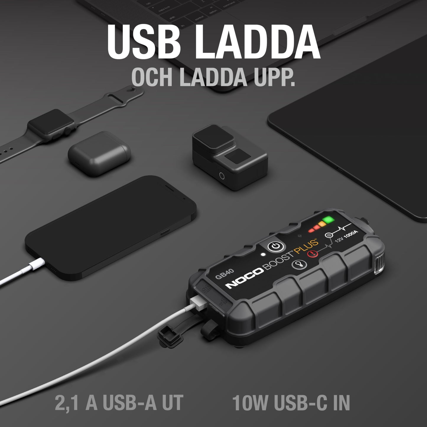 NOCO Boost Plus GB40 (1000A, 12V)