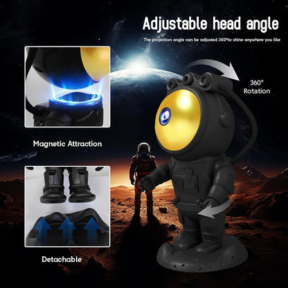 Astronaut Starry Sky Projector Moon Lamp LED Night