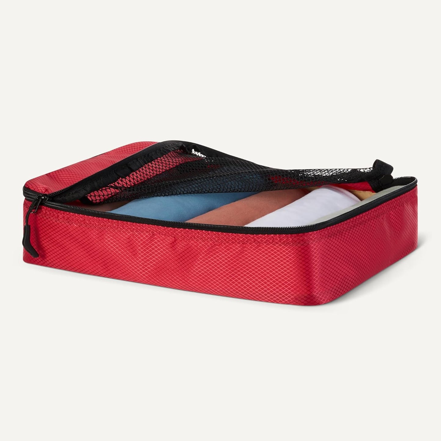 Amazon basics large clothing bags, all grey, M, Pack of 4 x M