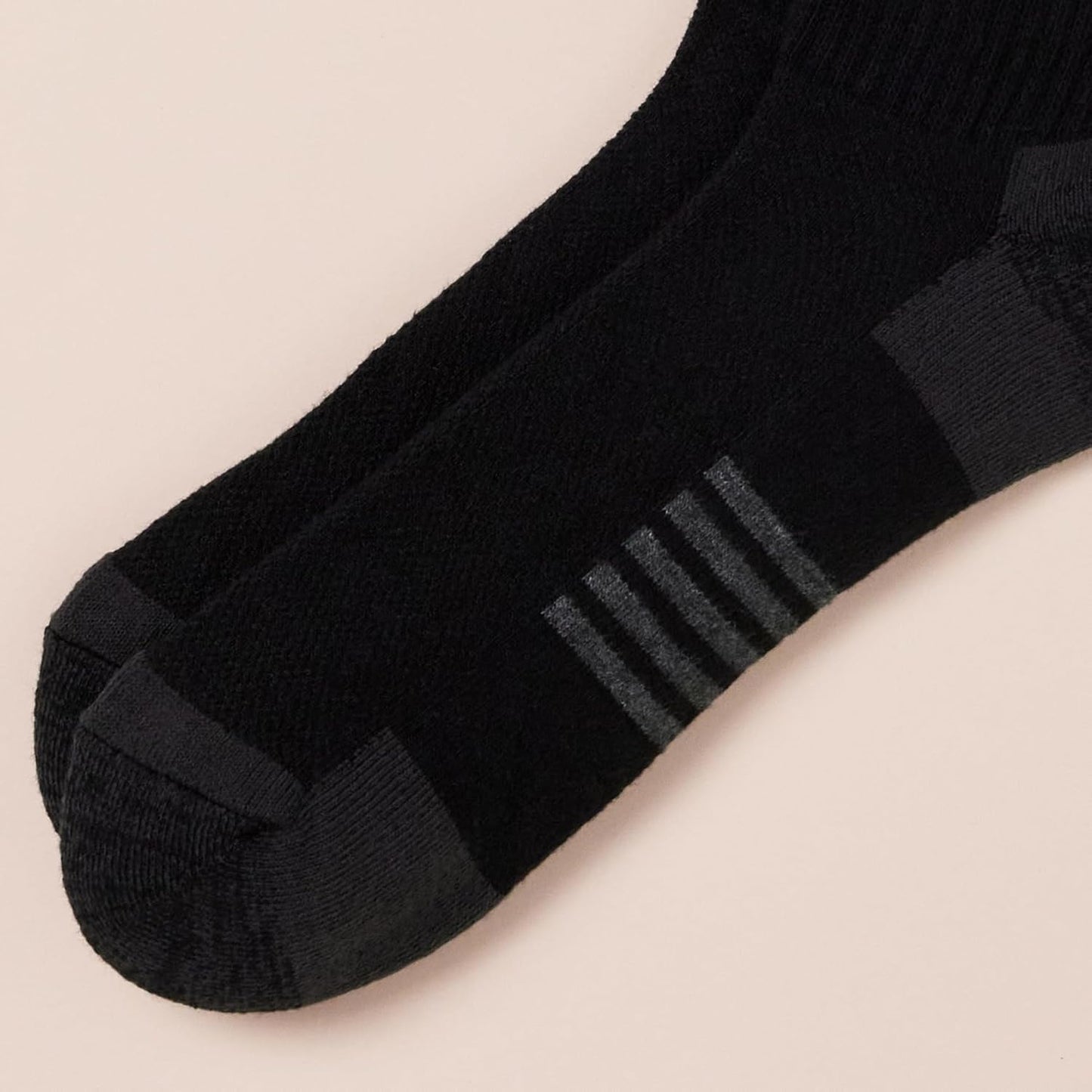 Men's 6 Pack Performance Cotton Cushioned Athletic Ankle Socks