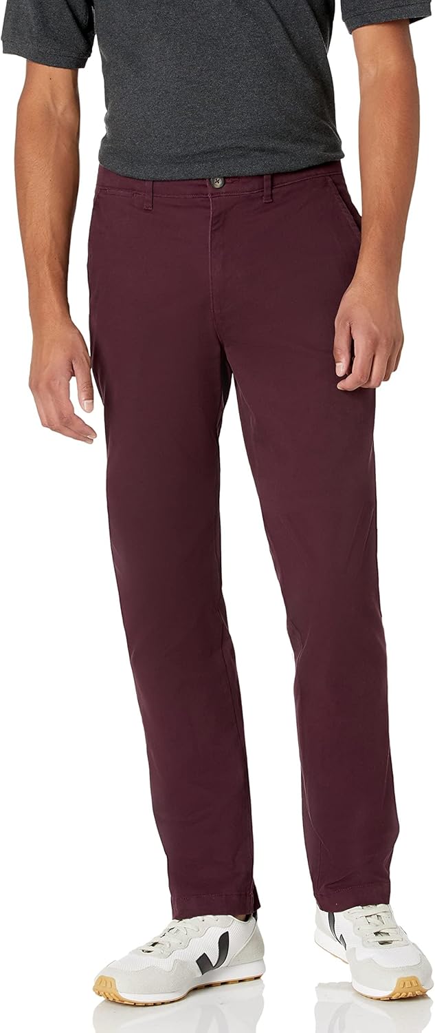 Amazon Essentials men’s casual stretch chinos, athletic fit