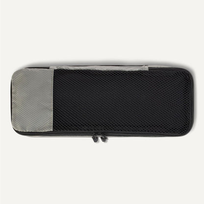 Amazon basics large clothing bags, all grey, M, Pack of 4 x M