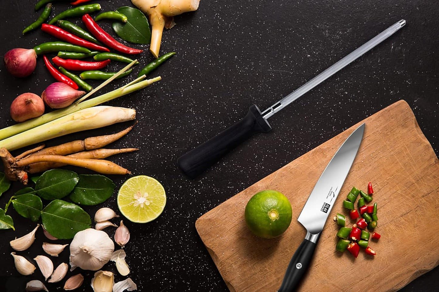 SHAN ZU Santoku Knife 18cm