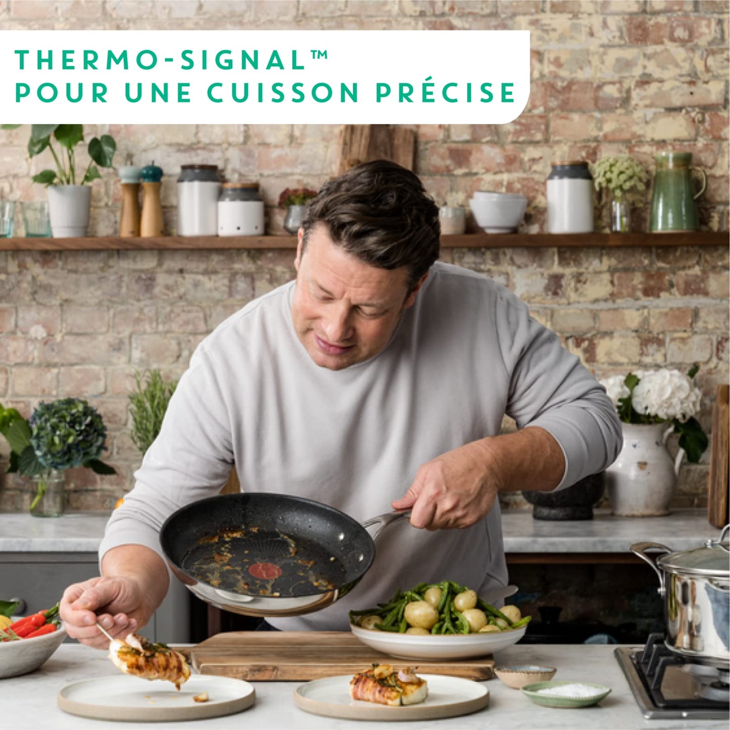 Tefal Jamie Oliver Cook's Direct cooking pan