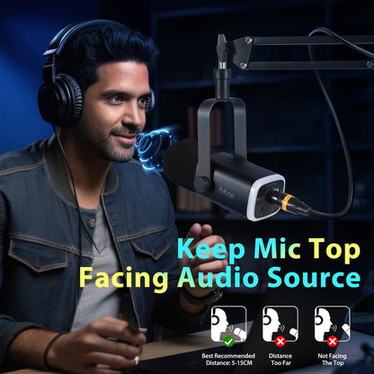 FIFINE USB/XLR Streaming Micro