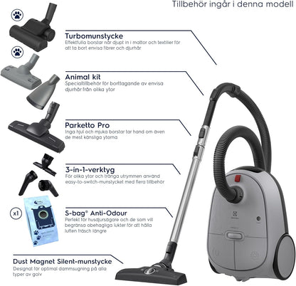 Electrolux E201S Vacuum Bags S-Bag Classic Long Performance, 4 Bags