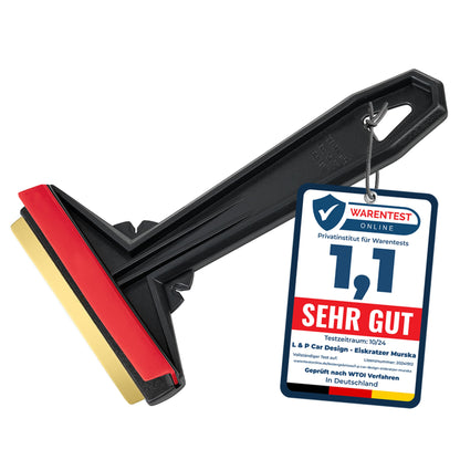 Car Ice Scraper (Black & Red)