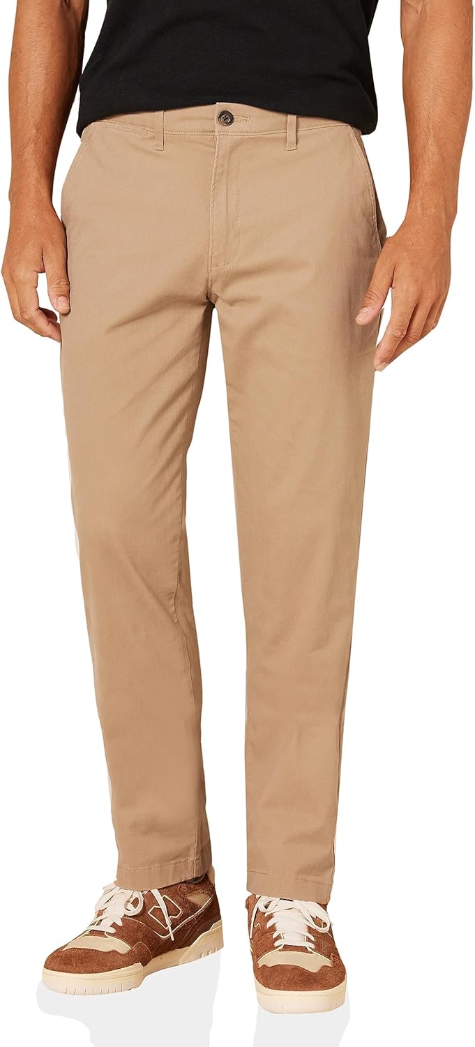 Amazon Essentials men’s casual stretch chinos, athletic fit