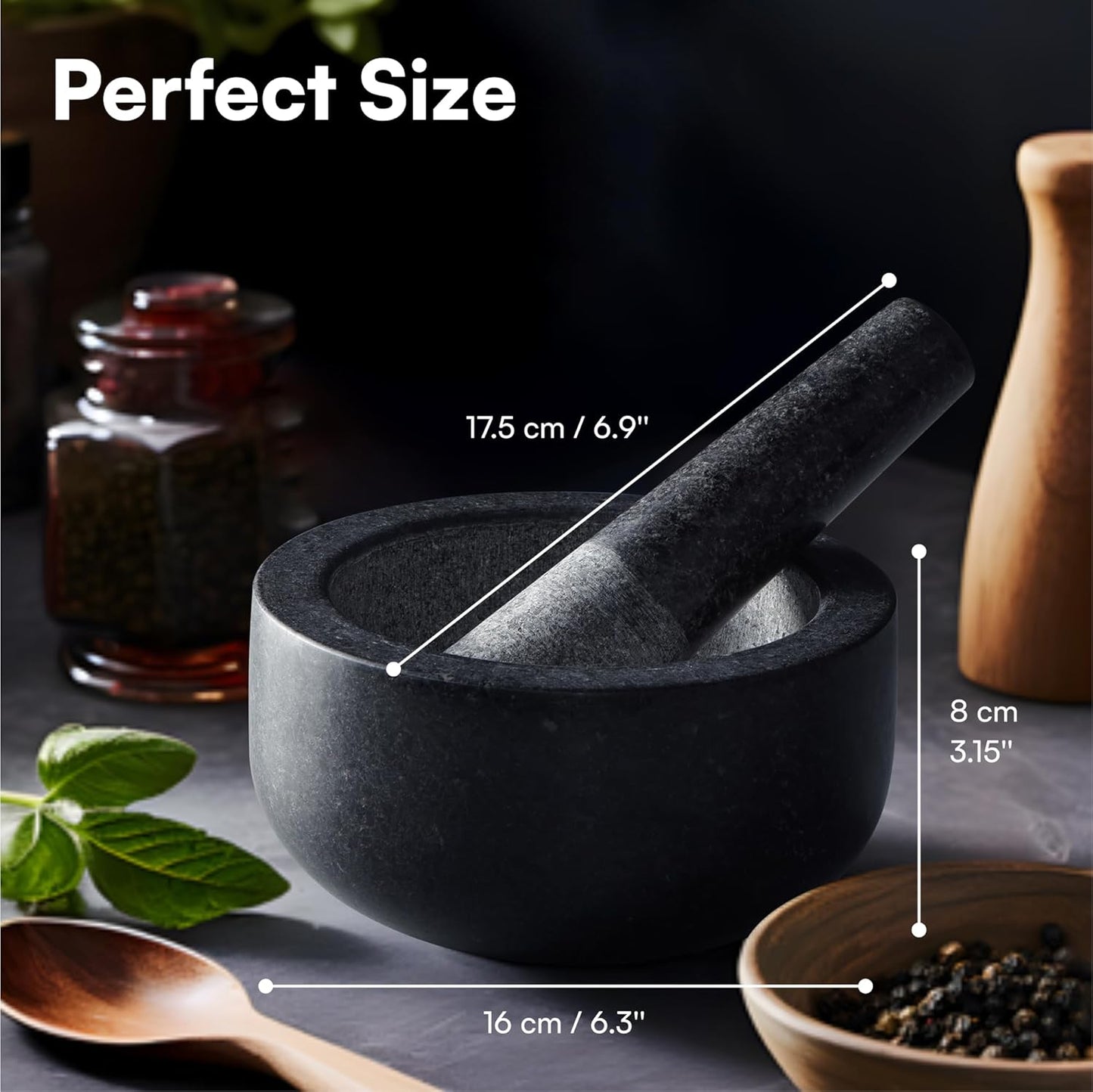 H&S Pestle and Mortar Set