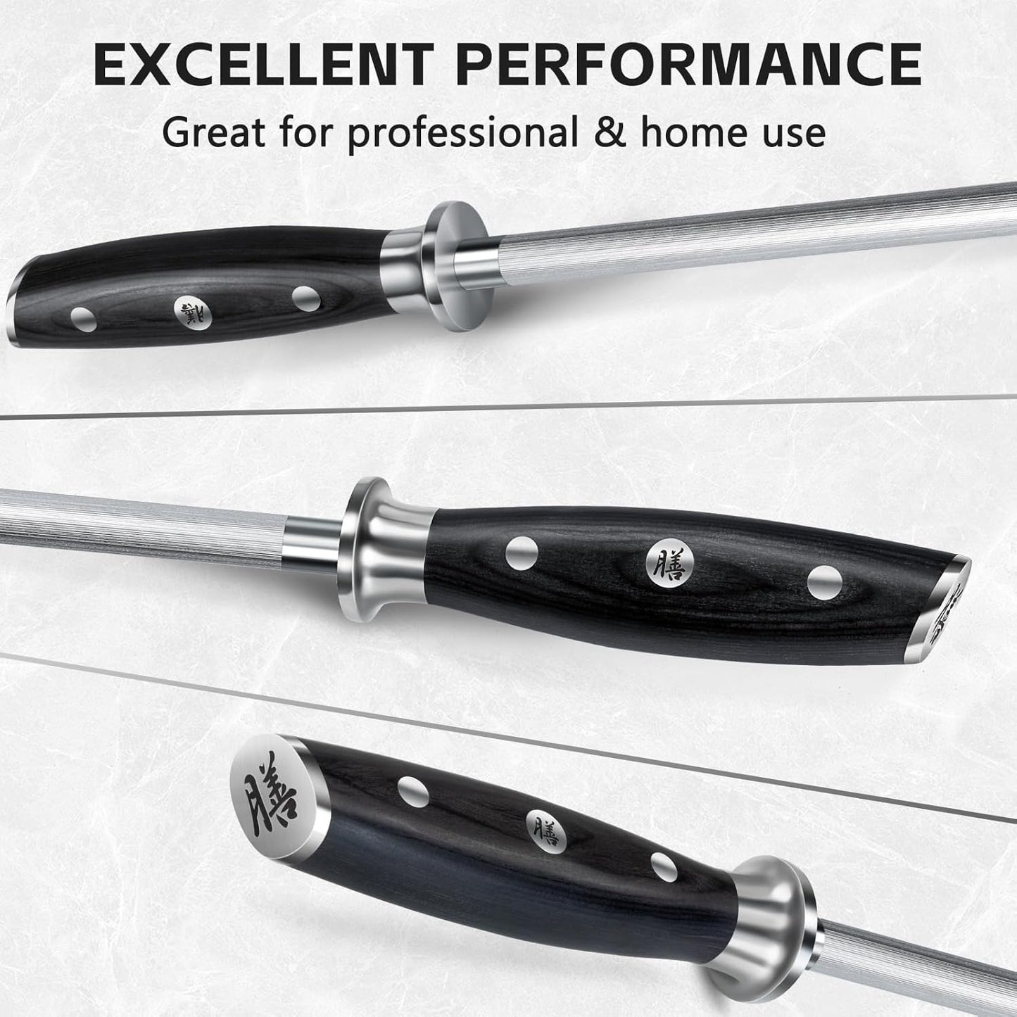 SHAN ZU Kitchen Knives 3 pieces (200mm, 153mm, 95mm)