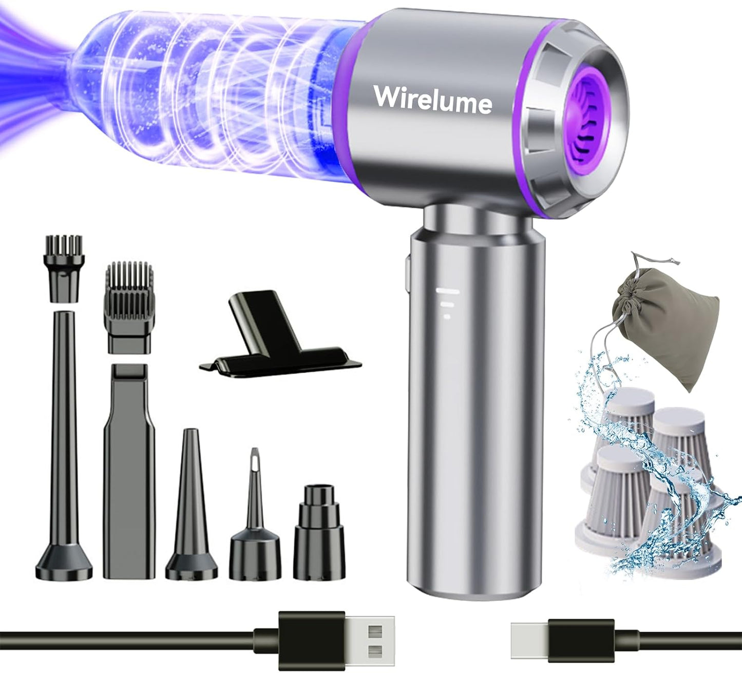 Handheld Vacuum Cleaner Cordless Powerful 22000Pa