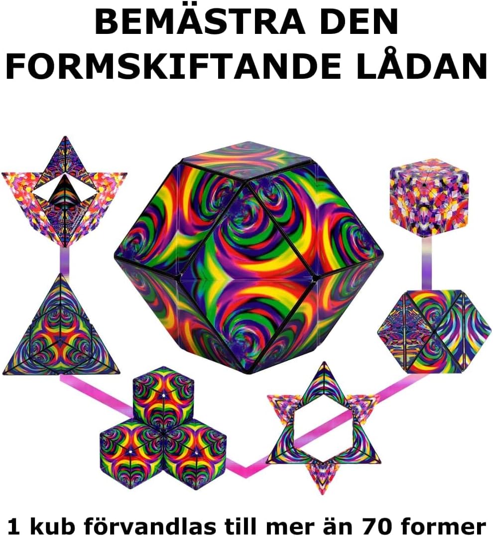 SHASHIBO Shape Changing Box - Award Winning, Patented Fidget Cube