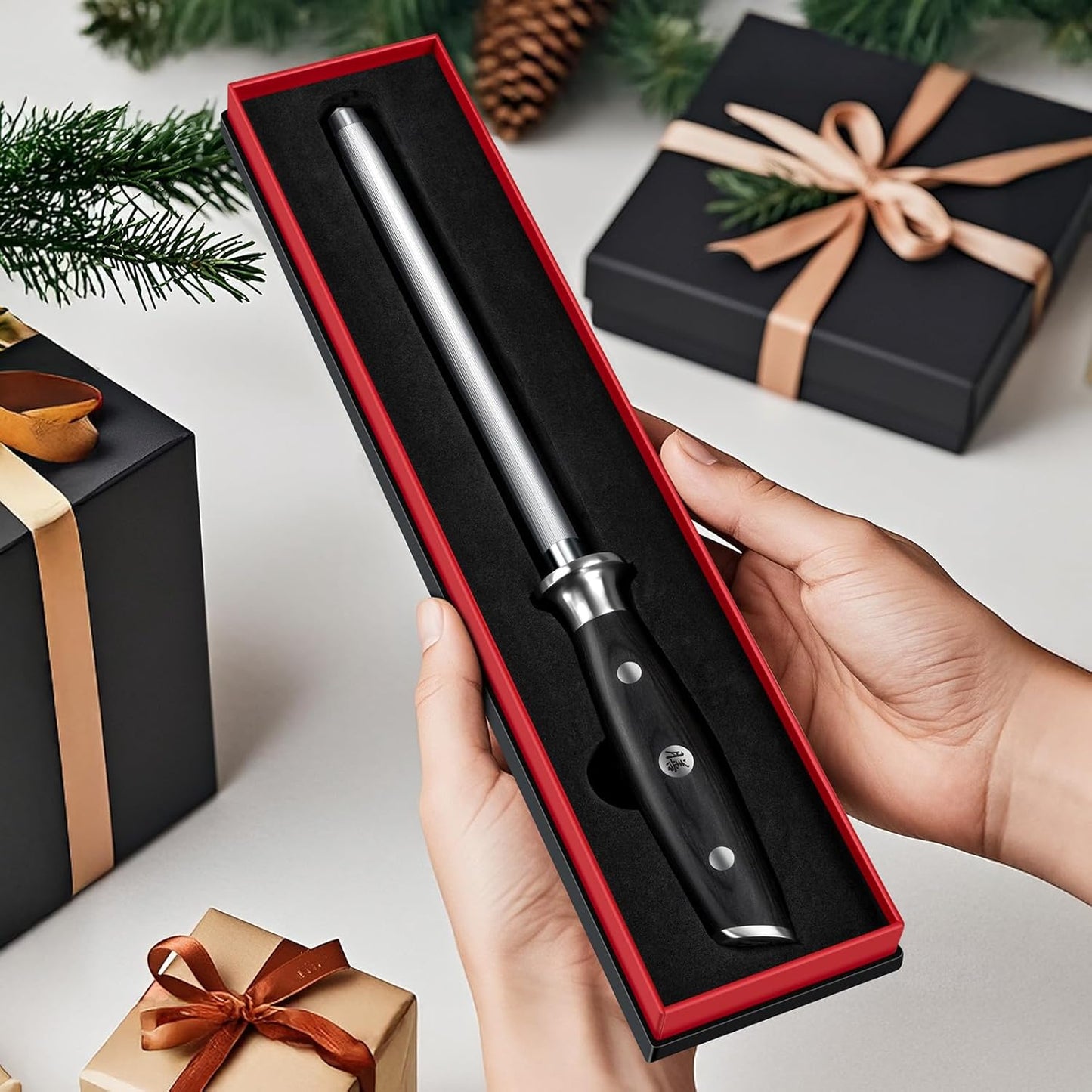 SHAN ZU Kitchen Knives 3 pieces (200mm, 153mm, 95mm)