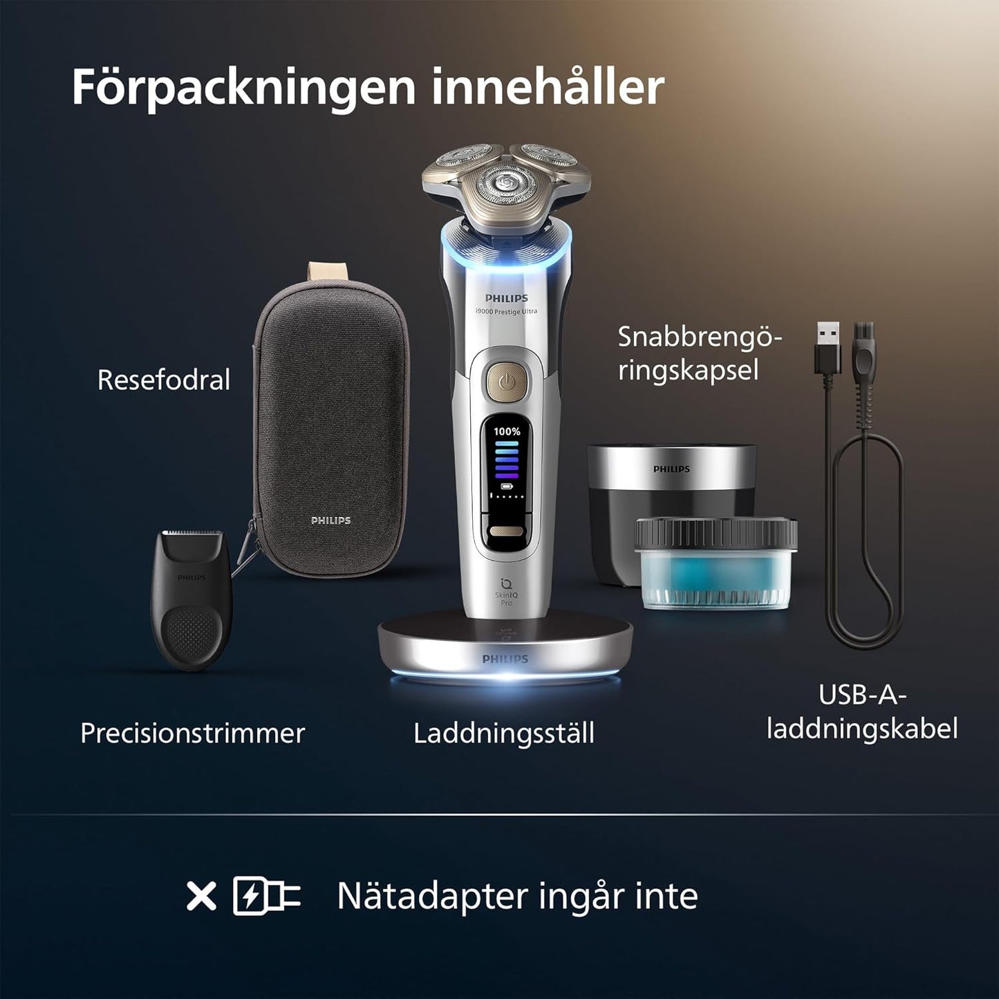 Philips shaver i9000 Prestige Ultra Electric Shaver for Wet and Dry